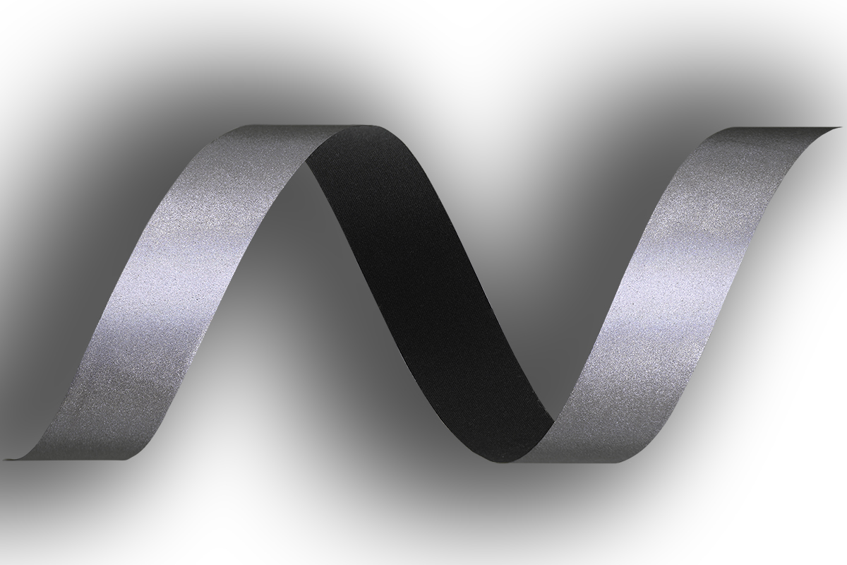 taśma na czarnym podkładzie 1200